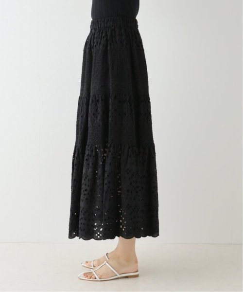 《WEB限定/追加3》コットンレースティアードスカート 品番：23060900080020 こちらの商品は