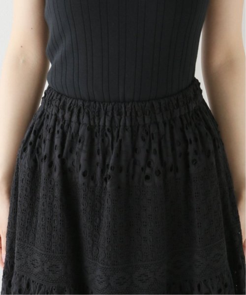 《WEB限定/追加3》コットンレースティアードスカート 品番：23060900080020 こちらの商品は