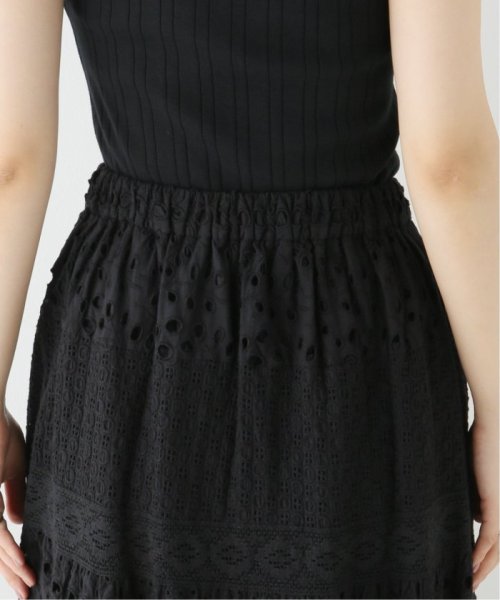 《WEB限定/追加3》コットンレースティアードスカート 品番：23060900080020 こちらの商品は