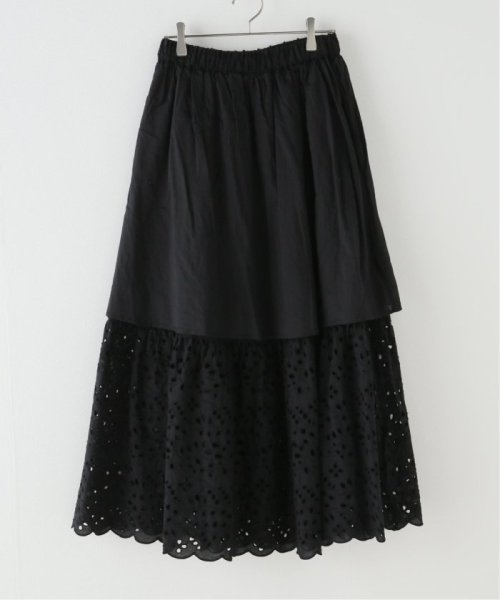 《WEB限定/追加3》コットンレースティアードスカート 品番：23060900080020 こちらの商品は