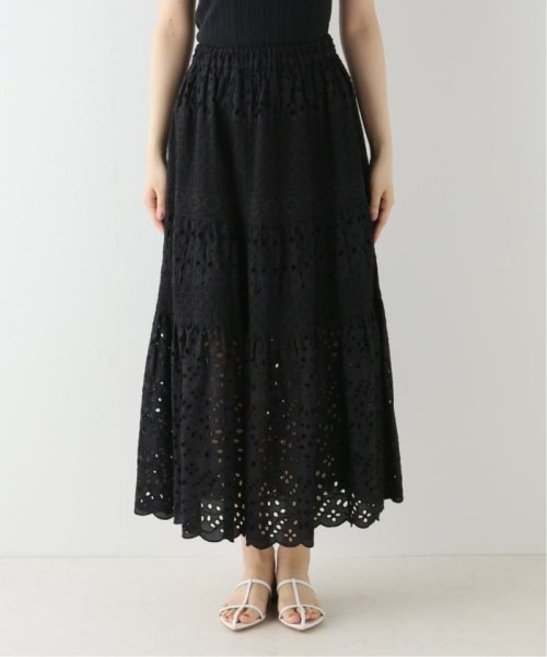 《WEB限定/追加3》コットンレースティアードスカート 品番：23060900080020 こちらの商品は