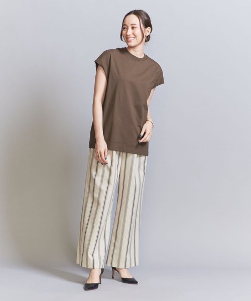 BEAUTY&YOUTH UNITED ARROWS(ビューティーアンドユース　ユナイテッドアローズ)/【WEB限定】フレンチスリーブ ワイド Tシャツ/img06