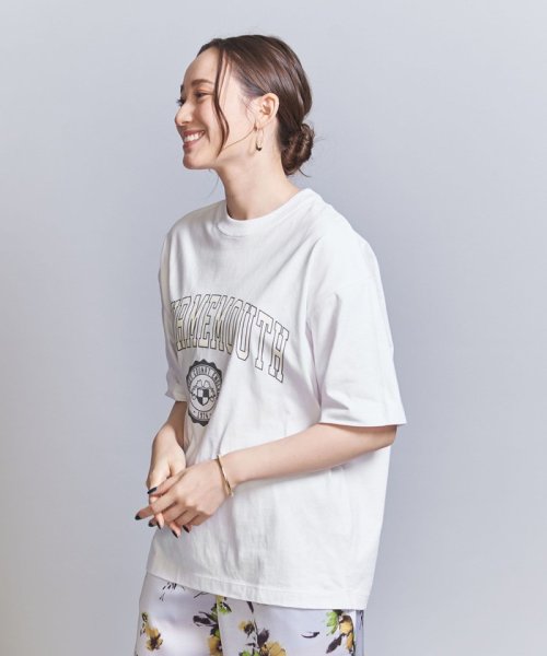 BEAUTY&YOUTH UNITED ARROWS(ビューティーアンドユース　ユナイテッドアローズ)/【WEB限定】カレッジプリント ワイド Tシャツ/img12