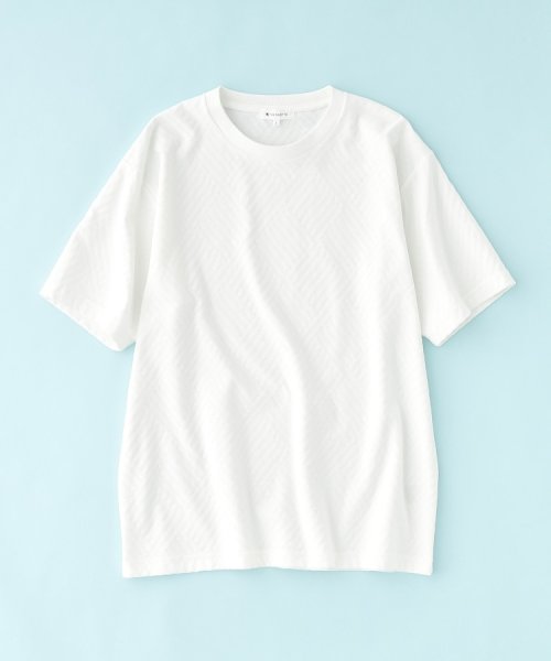 THE SHOP TK(ザ　ショップ　ティーケー)/リンクスジャガード半袖Tシャツ/img35
