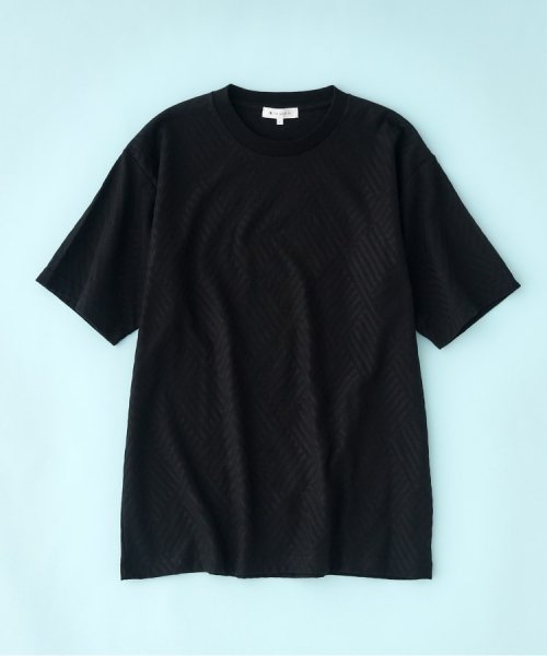 THE SHOP TK(ザ　ショップ　ティーケー)/リンクスジャガード半袖Tシャツ/img37