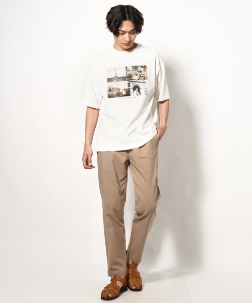 a.v.v (MEN)(アー・ヴェ・ヴェメンズ)/【接触冷感】PARISフォトプリントワイドシルエットTシャツ/img04