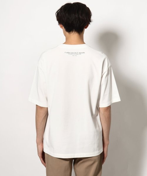 a.v.v (MEN)(アー・ヴェ・ヴェメンズ)/【接触冷感】PARISフォトプリントワイドシルエットTシャツ/img17