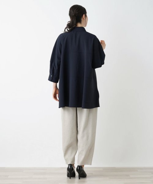 Leilian PLUS HOUSE(レリアンプラスハウス)/シャツブラウス【Leilian WHITE LABEL】/img03