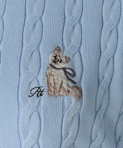 Rirandture(リランドチュール)/cat刺繍ニットプルオーバー/img34
