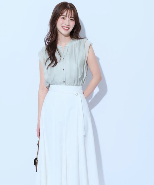 サマーエアリーフリルブラウス 予めご了承ください