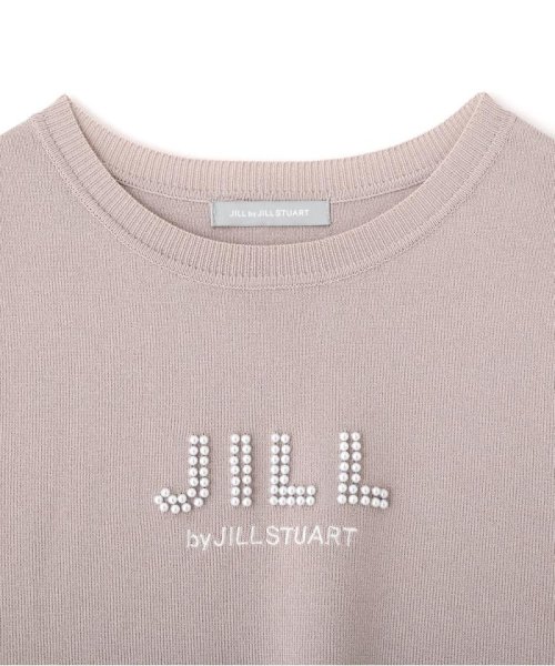 JILL by JILL STUART(ジル バイ ジル スチュアート)/パールロゴコンパクトニットトップス/img31