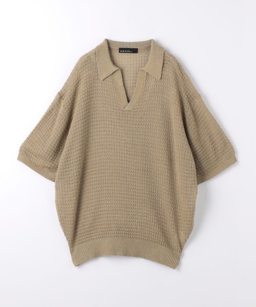 green label relaxing(グリーンレーベルリラクシング)/【WEB限定】＜GLR or＞メッシュ スキッパー ポロシャツ/img07