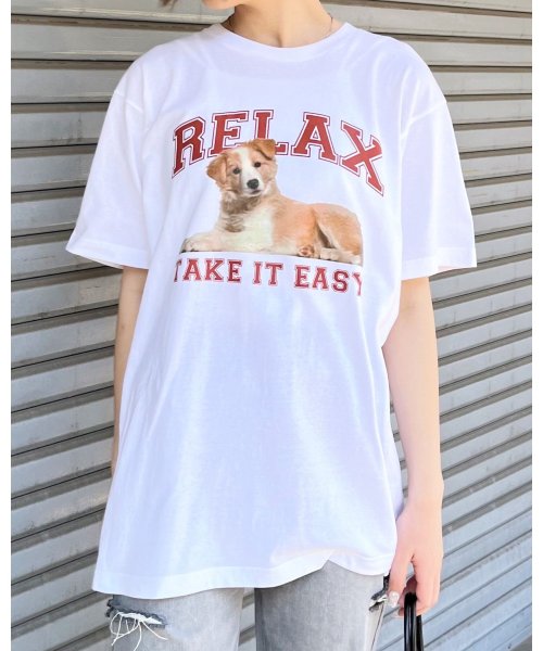 MODISH GAZE(モディッシュ ガゼ)/RELAX シートプリントTシャツ/img16