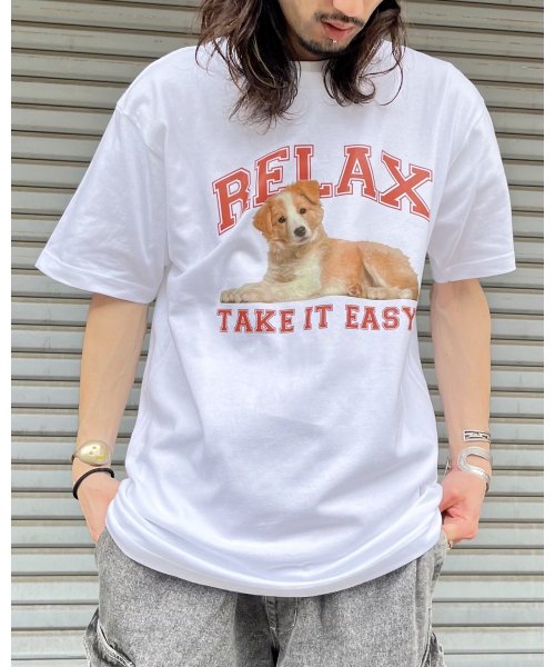 MODISH GAZE(モディッシュ ガゼ)/RELAX シートプリントTシャツ/img19