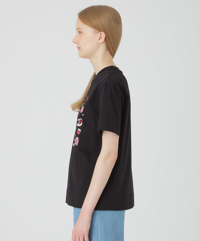 新品未使用タグ付クレストブリッジ【クラーク志織コラボベーシッククリア天竺Tシャツ 新品未使用 クレストブリッジ【クラーク志織コラボ】ベーシック