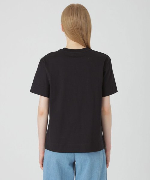 BLUE LABEL CRESTBRIDGE(BLUE LABEL CRESTBRIDGE)/【クラーク志織コラボ】ベーシッククリア天竺Tシャツ/img07