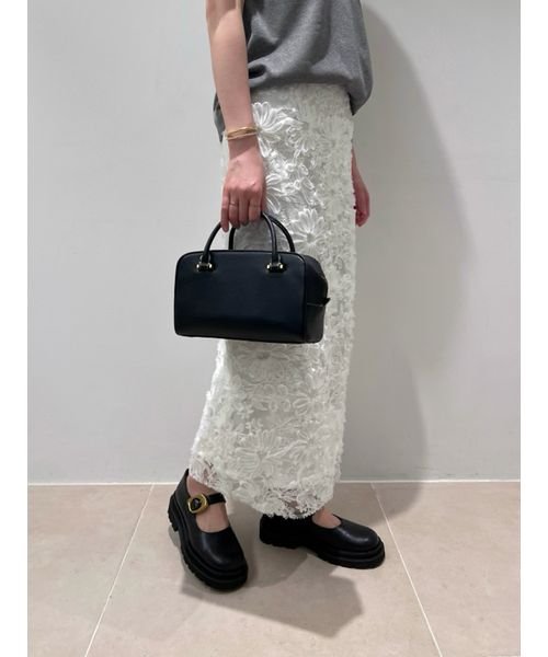 シアーモチーフファブリックストレートスカート 予めご了承ください