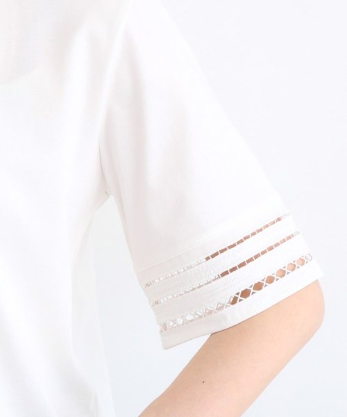 grove(グローブ)/【洗える・接触冷感・UV】袖刺繍デザインTシャツ/img21