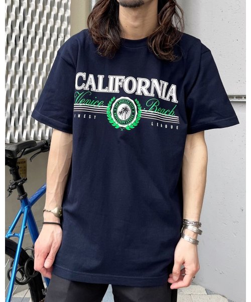 MODISH GAZE(モディッシュ ガゼ)/CALIFORNIA Venice Beach デザインプリントTシャツ/img30