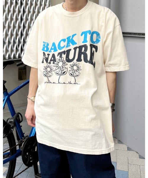 RAD CHAMP(ラッドチャンプ)/BACK TO NATURE ピグメント加工 ビッグシルエットTシャツ/img12