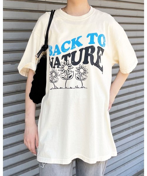 RAD CHAMP(ラッドチャンプ)/BACK TO NATURE ピグメント加工 ビッグシルエットTシャツ/img21