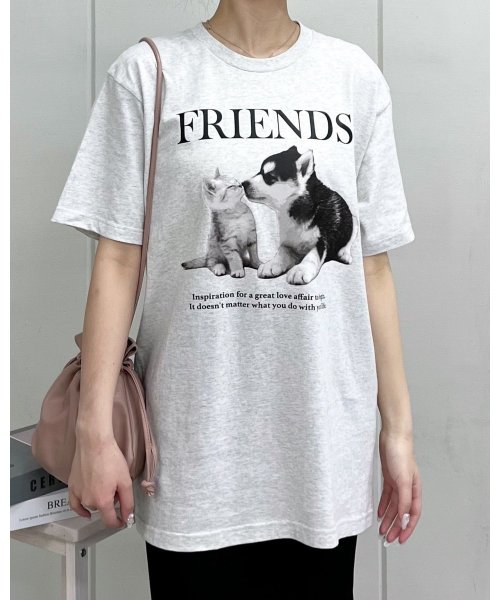 Spiritoso(スピリトーゾ)/FRIENDS シートプリントTシャツ/img10