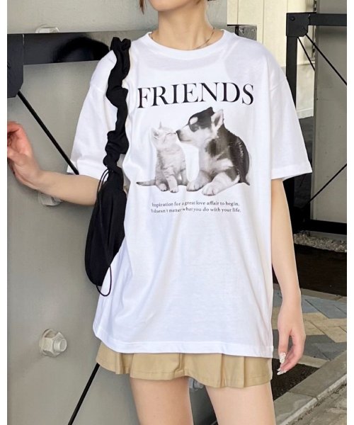 Spiritoso(スピリトーゾ)/FRIENDS シートプリントTシャツ/img19