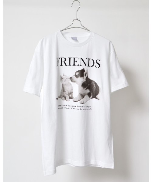 Spiritoso(スピリトーゾ)/FRIENDS シートプリントTシャツ/img49