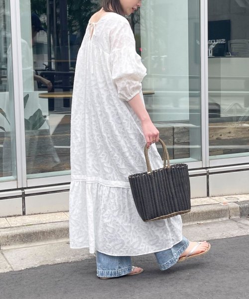 コットンジャガードワンピース 
