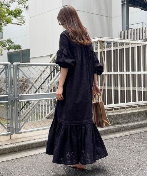 コットンジャガードワンピース 