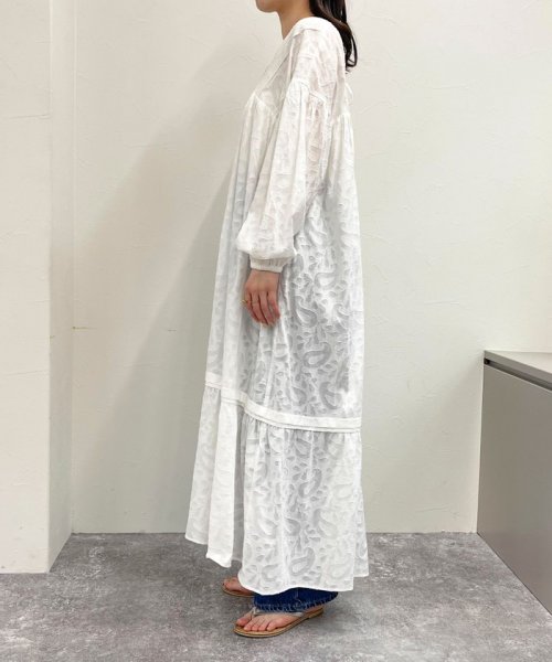 コットンジャガードワンピース 