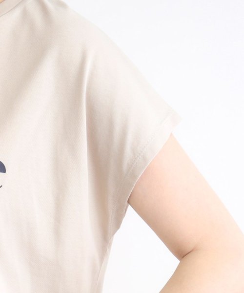 grove(グローブ)/＜接触冷感・UVカット・ご自宅で洗える＞ロゴプリントフレンチTシャツ/img18