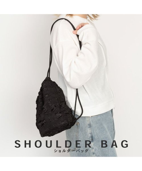 SVEC(シュベック)/ナップサック レディース 巾着 ショルダーバッグ かわいい 韓国ファッション ナップリュック ナップザック 筒型 2way 小さめ コンパクト 軽量 軽い 鞄/img01