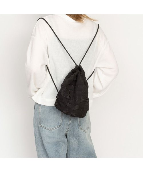 SVEC(シュベック)/ナップサック レディース 巾着 ショルダーバッグ かわいい 韓国ファッション ナップリュック ナップザック 筒型 2way 小さめ コンパクト 軽量 軽い 鞄/img08