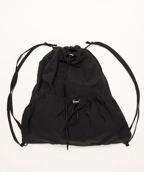 SVEC(シュベック)/ナップサック レディース 巾着 バックパック リュックサック かわいい 韓国ファッション ナップリュック ナップザック 軽量 軽い かばん 黒 ブラック 白 青/img21