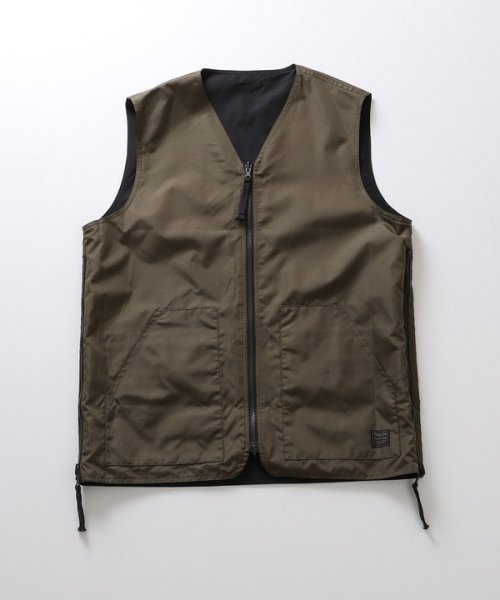 FUSE(フューズ)/【TAION/タイオン】NON DOWN MILITARY REVERSIBLE V NECK VEST/img02