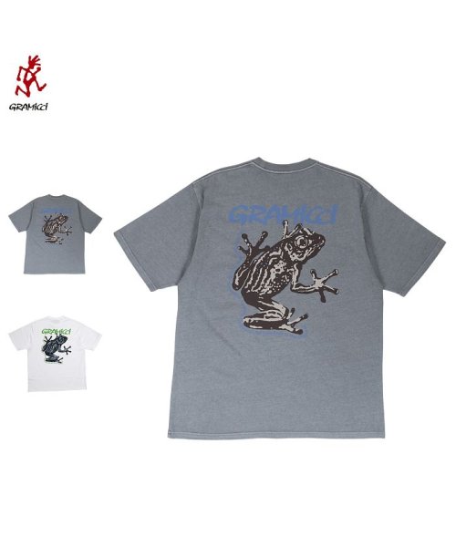 GRAMICCI(グラミチ)/GRAMICCI グラミチ Tシャツ 半袖 スティッキーフロッグ メンズ STICKY FROG TEE ホワイト グレー 白 G4SU－T072/img01