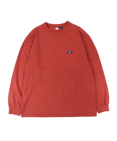 NANGA(ナンガ)/NANGA ナンガ Tシャツ 長袖 ロンT カットソー メンズ ECO HYBRID BOX LOGO L/S TEE ブラック ホワイト オレンジ 黒 白/img09