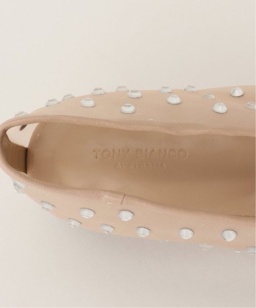 【TONY BIANCO/トニービアンコ】ナイロンラインストーンフラット TONY BIANCO/トニービアンコ