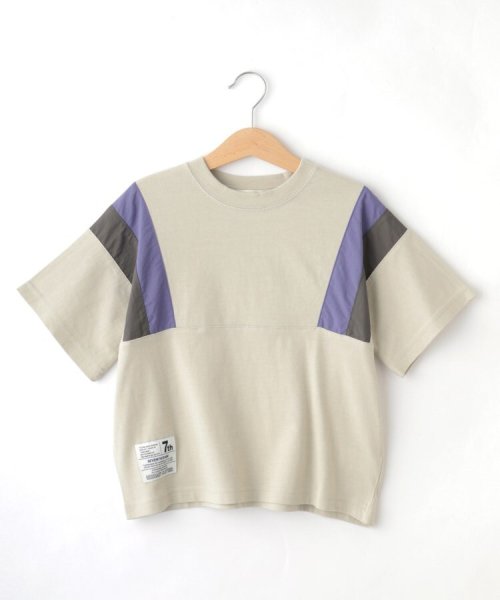 SHOO・LA・RUE(Kids) (シューラルーキッズ)/【110－140cm】配色切替ドルマンTシャツ/img01