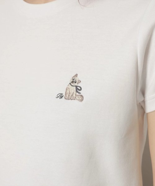 Rirandture(リランドチュール)/Cat刺繍Tシャツ/img13