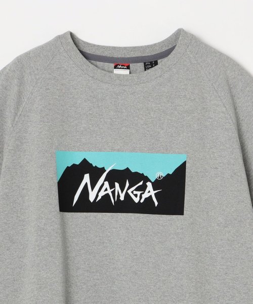 SHIPS any MEN(シップス　エニィ　メン)/NANGA:エコ ハイブリッド ボックスロゴ ルーズフィット Tシャツ/img02