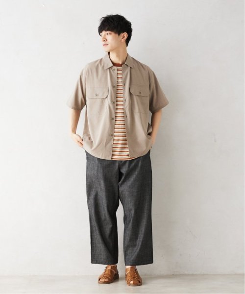 JOURNAL STANDARD relume Men's(ジャーナルスタンダード　レリューム　メンズ)/《予約》"イージーケア" TECH－LINEN 半袖CPOシャツ/img07