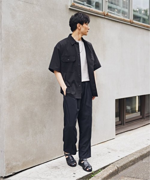 JOURNAL STANDARD relume Men's(ジャーナルスタンダード　レリューム　メンズ)/《予約》"イージーケア" TECH－LINEN 半袖CPOシャツ/img08