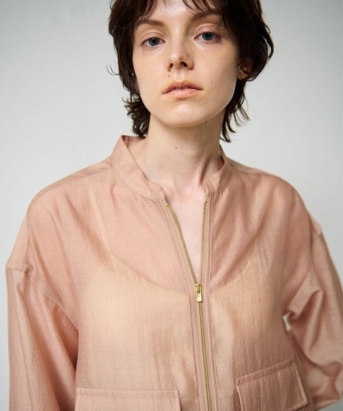 シアードレープブルゾン 