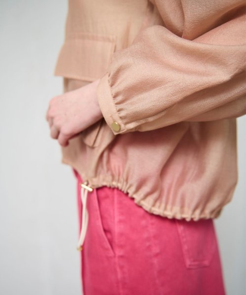 シアードレープブルゾン 