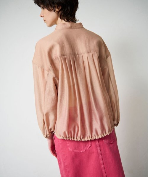 シアードレープブルゾン 