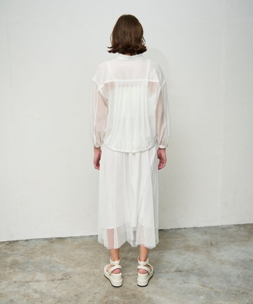 シアードレープブルゾン 