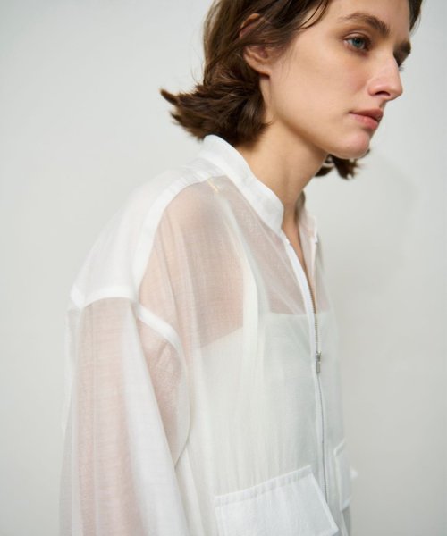 シアードレープブルゾン 