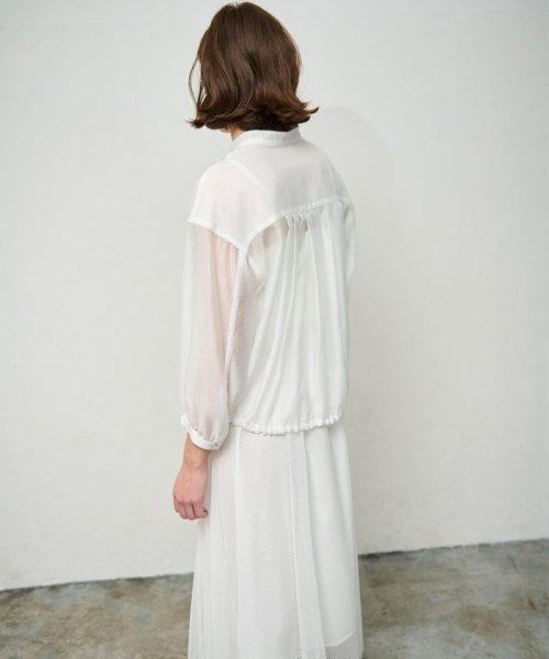 シアードレープブルゾン 